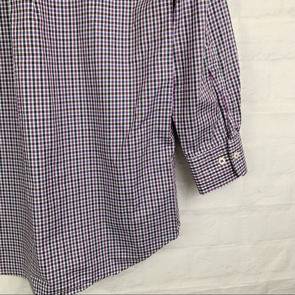 Peter Millar Checked Button Down Size L - image 8